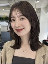 コート 青山(Cote) 美髪くびれレイヤーカットレイヤーミディブラウンカラー髪質改善
