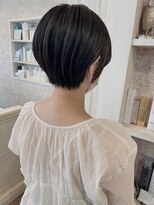キャアリー(Caary) 福山美容室caaryくびれ丸みショート耳かけ髪質改善20代30代40代