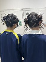 ユニークバイケンジ 町田(unique KENJE) プッカモリ × ヘアアレンジ
