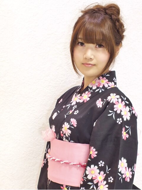 【Plant hair】 yukata style 3