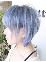 ラピッツヘアデザイン(la Pitt's hair design) アイスブルー☆カラー