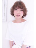 ふわっとボリュームボブで誰よりもかわいいニュアンスヘアに♪