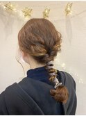 【AMAZING HAIR中沢店/鳥越】簡単 くるりんぱ×紐アレンジ