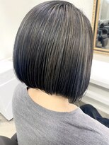 ビューティー シャレンド&nbsp;20代30代★大人耳掛け☆無造作×切りっぱなしボブ