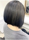 20代30代★大人耳掛け☆無造作×切りっぱなしボブ