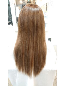 ウィスプヘアー(wisp HAIR) ＃プルエクステ　After　ストレート