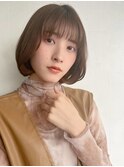 【BAYROOM】クラシックボブ×ミルクティーブラウン