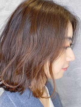 モスト ブリヤン(MOST BURYAN) 外はねボブパーマ×30代ゆるゆる巻スタイル