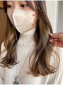 艶髪ロングレイヤー×インナーカラー