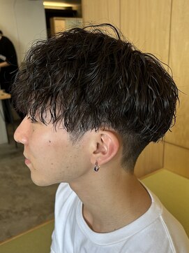 ニアウ 伊勢崎連取店(Niau) メンズマッシュパーマツイストスパイラルパーマ波巻きパーマ