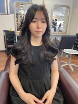 リコバイアフロート(riko by afloat)&nbsp;ラベンダーグレージュ/アッシュブラック/地毛風カラー/顔まわり