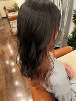 ヘア ミーツ ドレス プレローマ(HAIR meets dress pleroma)&nbsp;インナーカラー/ピンクレッド