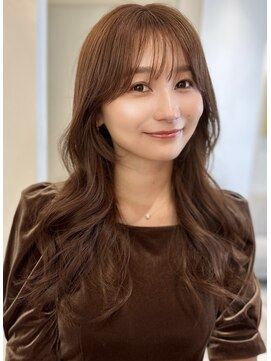 ローネス ギンザ(LONESS ginza) くびレイヤーエモージュグレーベージュカラーダーク アッシュ