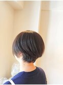 柔らかブラウンショート@30代40代50代60代