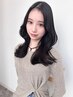【ハイ透明感カラー☆白髪もOK】アプリエカラー＋トリートメント¥11,000