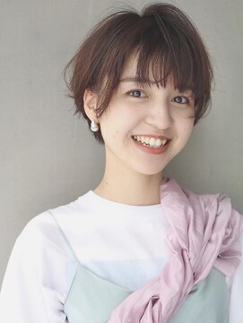 ジェムバイアルテフィーチェ(gem by artefice) 小顔揺れ髪ショート/ショートボブ/耳かけショート