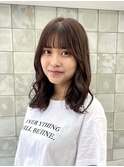 ミディアム ブラウンカラー 透明感カラー ナチュラル