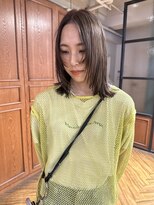 ウニレ バイ センス(unire by sense)&nbsp;【飾磨/姫路】レイヤーウルフ/透明感ブラウンベージュ