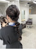 編みおろし/ヘアセット/ヘアアレンジ/10代20代30代/横浜/横浜駅