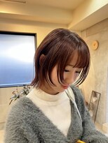 シム 千葉(sim) ボブレイヤーとピンクブラウン stylist今井