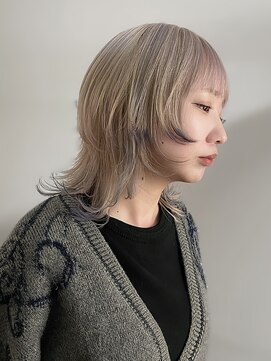 ロテ 名古屋 名駅店(Lote.) イメチェン/ホワイトブロンド/外ハネボブ/美髪/名古屋/名駅