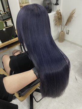 ウル 岡山駅店(ULu.) ハイトーン　パープルカラー　岡山