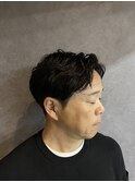 清潔感のある爽やかなセンターパート×フェザーパーマ！！