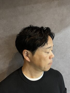 ベルーフ(BERUF) 清潔感のある爽やかなセンターパート×フェザーパーマ!!