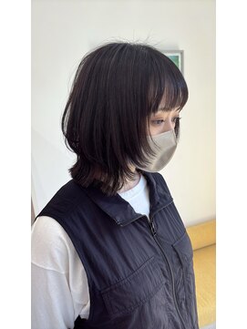 サザ 坐 ヘアークラブ くびれヘア・ダークグレージュ