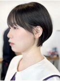 30代40代◎大人可愛い小顔ショートボブ 表参道