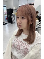 ラルガ 城野店(Raruga)&nbsp;ブリーチカラー/ピンクベージュ／ペールピンク