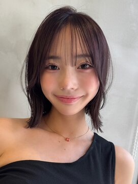 ロンド ストラーダ 心斎橋(Lond strada) レイヤーボブ×ハイトーン[心斎橋/髪質改善]