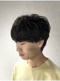 ラウンドマッシュシャドウパーマ波巻きパーマツイストスパイラル