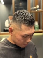 銀座 シノ 本店(shino)&nbsp;メンズ　フェード　クロップ　バーバー