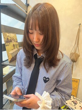 ソワンドゥブレスココ 京都店(soin de brace coco.) 髪質改善×ミディアムレイヤー