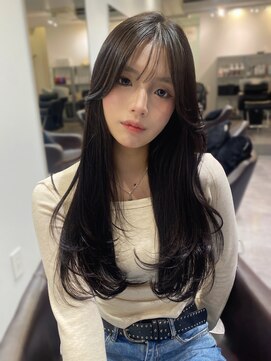 シー(SEA) ワンホンヘア/ローレイヤー/暗髪