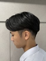 ニコ トウキョウ ロジック(nico TOKYO Logic)&nbsp;メンズセンターパートニュアンスパーマアップバング