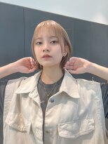 ロンドシエル 横浜(Lond ciel)&nbsp;ハイトーン×くびれボブ【横浜】レイヤー