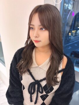 【MONA】ゆるふわロング/暗髪/透明感カラー/レイヤーカット