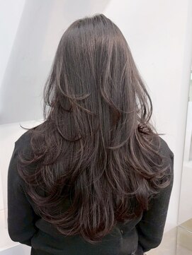 アイティー バイ アルバム 中野店(IT by ALBUM) ロング韓国ヘア顔周りレイヤー大人ガーリー _ba574801