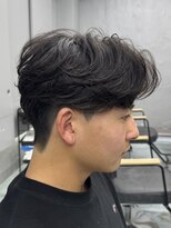 ゼストプール(ZEST POOL)&nbsp;センターパート　ニュアンスパーマ