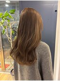 淡色ロング【20代/30代/イルミナカラー/縮毛矯正/髪質改善】
