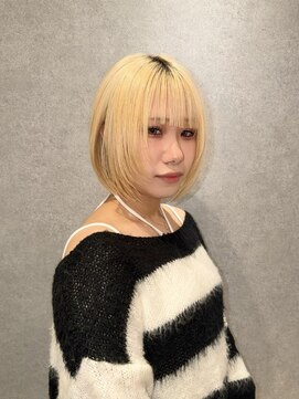 ノブレス(NOBLESSE) ブロンド×レイヤーボブ