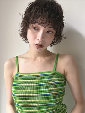 コクーン 銀座(Cocoon) ショートウルフ#くびれヘア#アプリコットオレンジ