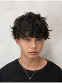 アクティブパーマ/マッシュショート