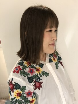 ロア ヘアーアンドビューティー(LOA hair&beauty) 切りっぱなしボブスタイル
