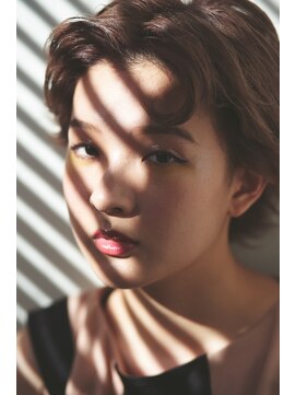 カッファ 東銀座(CUFFA) 【CUFFA】アッシュ無造作ハイライトラズベリー東銀座築地新富町