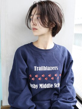 バース(BIRTH) 天神【BIRTH】ミニショートボブ×センターパート　3