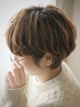 骨格矯正Cut！360度どこから見ても素敵なデザイン◎Ori hairで自分だけのショートヘアに。