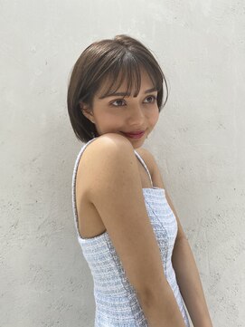 ロンドフルール 大宮東口(Lond fleur) 【Lond fleur 石畑結華】束感バングのミニボブ